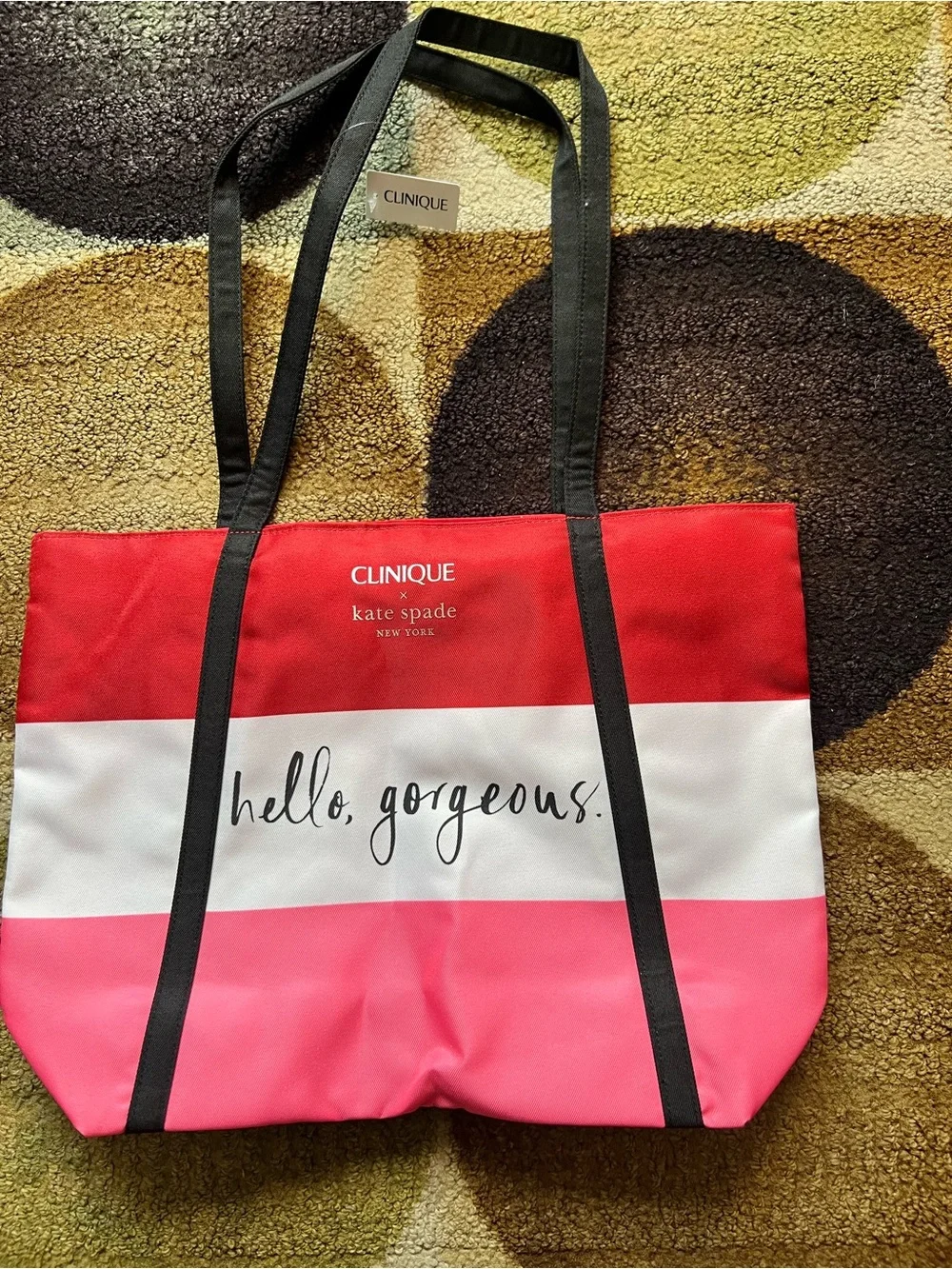 Clinique X Kate Spade tote set